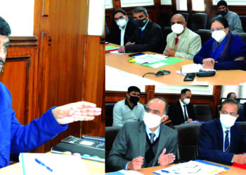 چیف سیکرٹری نے محکمہ جنگلات کے یوٹی کیپکس کا جائزہ لیا