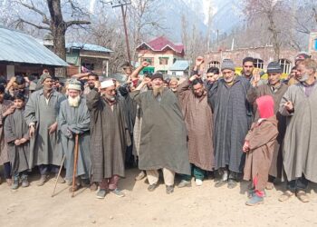 ماچھحامہ ترال اور ملحقہ علاقوں کے لوگوں کا صدائے احتجاج بلند،چشمے کا پانی نلوں کے ذریعے دور دور تک پہنچانے کا منصوبہ