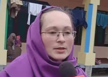 یوکرین سے تعلق رکھنے والی ترال کہ بہو آبائی وطن کے جنگی حالات  سے افسردہ