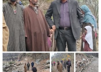 ایڈیشنل ڈپٹی کمشنرترال نےگجر بستی ماندلو کا دورہ کیا