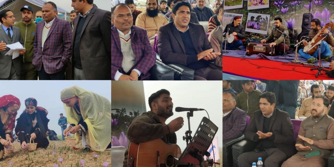 پانپور کشمیر میں محکمہ سیاحت کی جانب سے ‘زعفران فیسٹیول’ منعقد