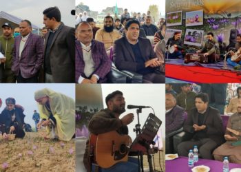 پانپور کشمیر میں محکمہ سیاحت کی جانب سے ‘زعفران فیسٹیول’ منعقد