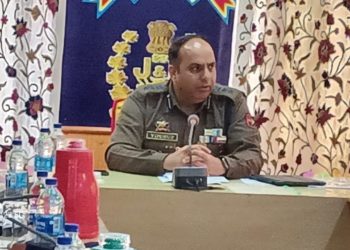 اونتی پورہ میں کرائم سکورٹی جائزہ میٹنگ منعقد 