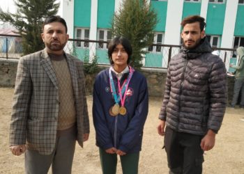 چرسو اونتی پورہ کی سائرہ حمید کا ووشو کھیل میں شاندار کارکردگی