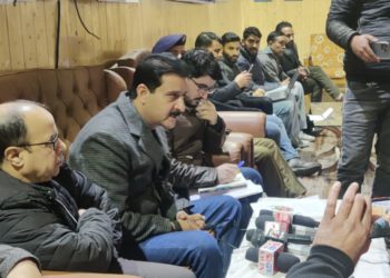 ”مائی ٹاون مائی پرائیڈ“میونسپل کونسل اننت ناگ کے صدر کی پریس کانفرنس