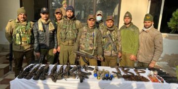 سدرا جموں میں فورسز اور جنگجوﺅں کے درمیان مسلح تصادم آرائی