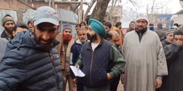 ڈی ڈی سی ممبر ترال نے متعدد گاﺅں کا دیہات کا دورہ