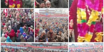 سکینہ ایتو نے ڈی ایچ پورہ کانسٹچونسی کے بلاک پہلو میں ورکرس کنونشن سے خطاب کیا