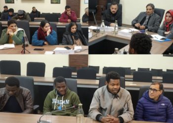 اسلامک یونیورسٹی اونتی پورہ نے غیر ملکی طلباء کے ساتھ ‘انٹرایکٹو سیشن’ کا کیا انعقاد