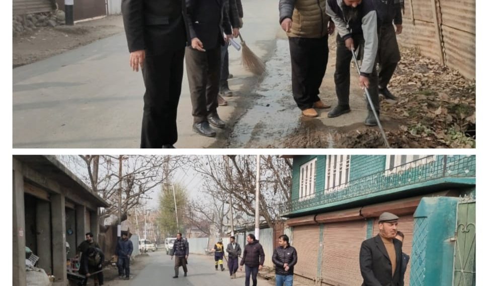 ترال میں صفائی مہم, ایڈیشنل ڈپٹی کمشنر نے مہم کی نگرانی کی