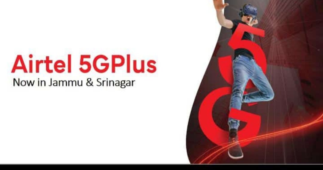 ائر ٹیل 5Gپلس اب جموں،سرینگر میں لائیو:حکام