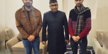 ناصر کھوہامی نے راجیہ سبھا ایم انجینئر غلام علی کھٹانہ سے ملاقات کی