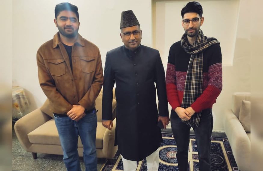 ناصر کھوہامی نے راجیہ سبھا ایم انجینئر غلام علی کھٹانہ سے ملاقات کی