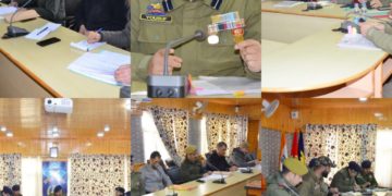 ایس ایس پی اونتی پورہ نے کرائم،سیکیورٹی جائزہ اجلاس کی صدارت کی۔