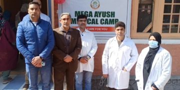 آری پل ترال میں ایوش کا میگا مفت طبی کیمپ منعقد
