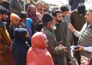 ڈی ڈی سی آری پل کا تحصیل آری پل کے مختلف علاقوں کا علاقوں کا دورہ