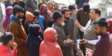 ڈی ڈی سی آری پل کا تحصیل آری پل کے مختلف علاقوں کا علاقوں کا دورہ