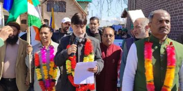 جموں و کشمیر نیشنلسٹ پیپلز فرنٹ کااننت ناگ میں منشیات مخالف ریلی