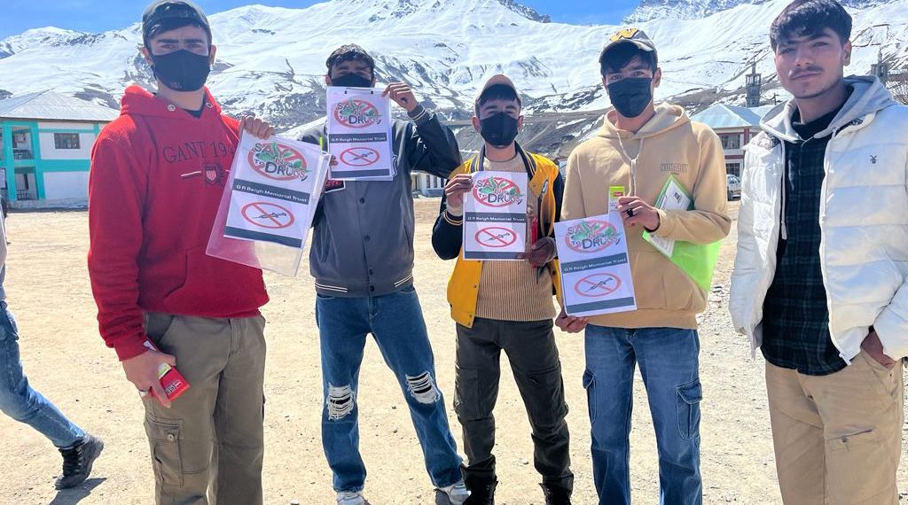 جی آر بیگ میموریل ٹرسٹ کا نشہ مخت ابھیان مہم دراس پہنچی