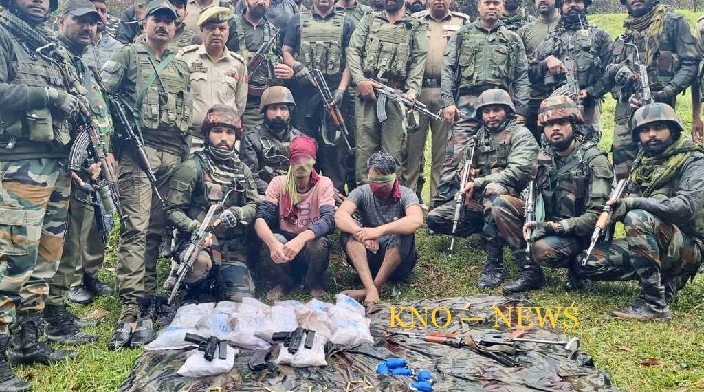 پونچھ میں لائن آف کنٹرول پر3 ‘درانداز گرفتار اسلحہ اور گولی بارود ضبط۔