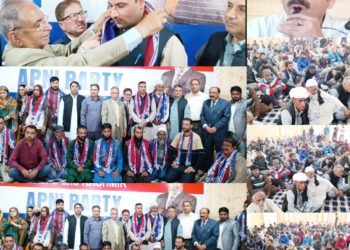ڈی ڈی سی ممبرآری پل منظور گنائی درجنوں کارکنان سمیت اپنی پارٹی میں شامل