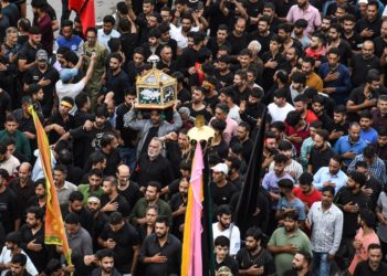 34برس بعدسری نگر شہر کی فضائیں امامِ حسین اور دیگر شہدائے کر بلا کی ثنا خوانی سے معطر