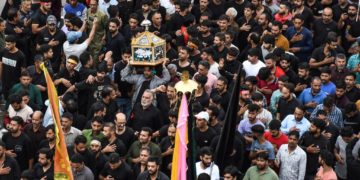 34برس بعدسری نگر شہر کی فضائیں امامِ حسین اور دیگر شہدائے کر بلا کی ثنا خوانی سے معطر