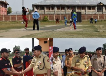 پلوامہ مےں T-20 ناک اوَٹ کرکٹ ٹورنمنٹ کا افتتا ح