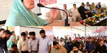 گاندربل میں آیوشمان بھاوا کا اِفتتاح کیا ، بیداری پروگرام کااِنعقاد کیا اور