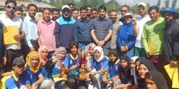 کولگام میں صوبائی انٹر ڈسٹرکٹ کرکٹ ٹورنامنٹ گرلز انڈر 19 اختتام پذیر