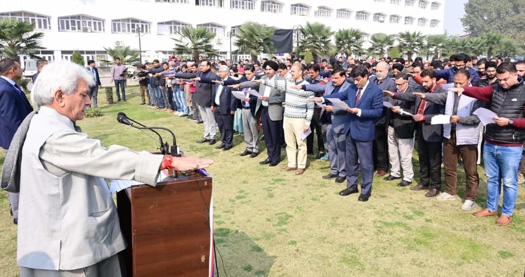 بدعنوانی سے پاک جموں و کشمیرہمارا نظریہ اور مشن بھی ہے: ایل جی سنہا