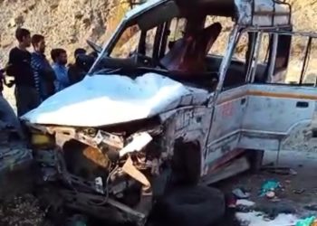 کرنا ہ میں دلدوز سڑک حادثہ،سومو گہری کھائی میں جا گری