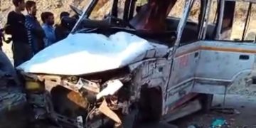 کرنا ہ میں دلدوز سڑک حادثہ،سومو گہری کھائی میں جا گری
