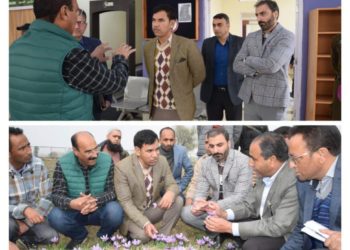 ڈویژنل کمشنر کشمیر کی صدارت میں انڈیا انٹرنیشنل کشمیر صافران ٹریڈنگ سنٹر پامپور میں میٹنگ منعقد