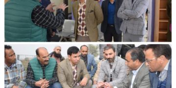 ڈویژنل کمشنر کشمیر کی صدارت میں انڈیا انٹرنیشنل کشمیر صافران ٹریڈنگ سنٹر پامپور میں میٹنگ منعقد
