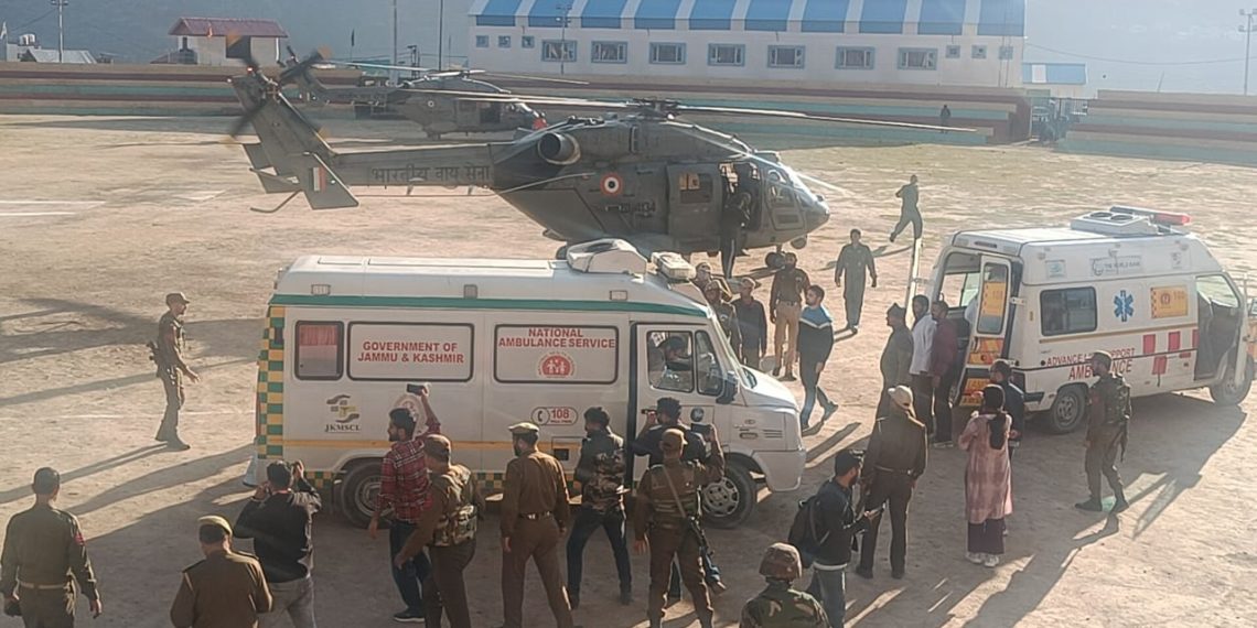 ڈوڈہ جموں شاہراہ پرمسافروں سے بھری بس حادثے کی شکار