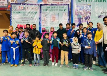 سرینگر میں 24ویں سکائی مارشل آرٹ چمپئن شپ منعقد