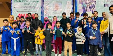 سرینگر میں 24ویں سکائی مارشل آرٹ چمپئن شپ منعقد