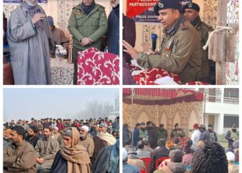 ایس ایس پی پلوامہ نے پلوامہ میں شکایت کے ازالے کے کیمپ کی صدارت کی۔