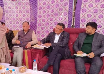 پرنسپل سیکرٹری نے عوامی دربار کی صدارت کی ، کمیونٹی کے مسائل اور مظالبات کو سُنا