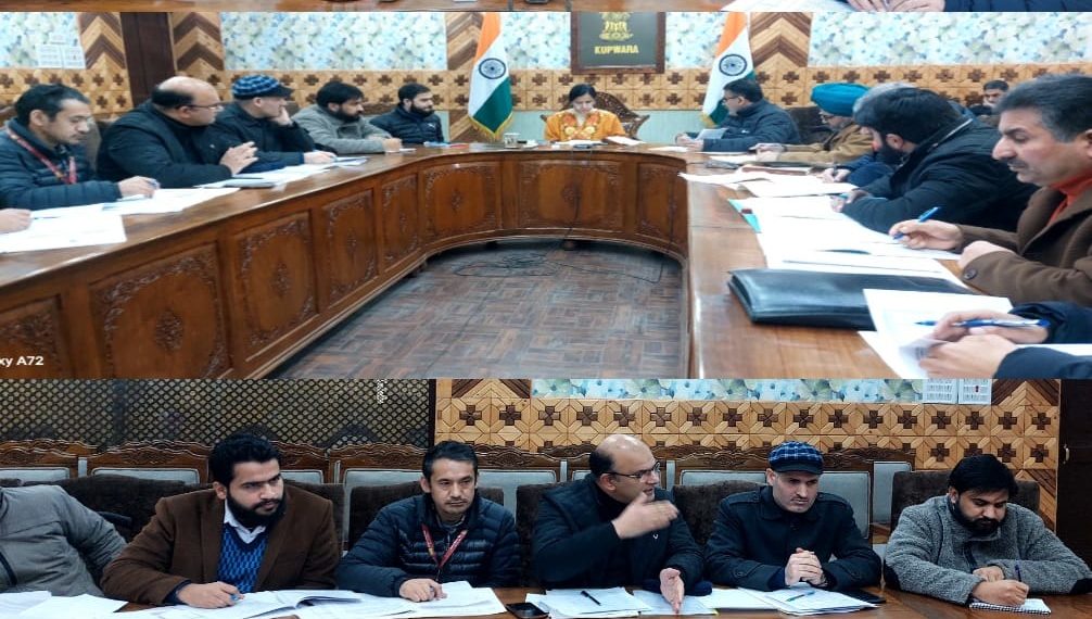 ضلع ترقیاتی کمشنر کپواڑہ نے کے سی سی اور اے آئی ایف سی کے ہدف کا جائزہ لیا