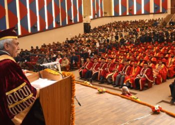 لیفٹیننٹ گورنر نے سکاسٹ جموں کی آٹھویں کانووکیشن تقریب سے خطاب کیا