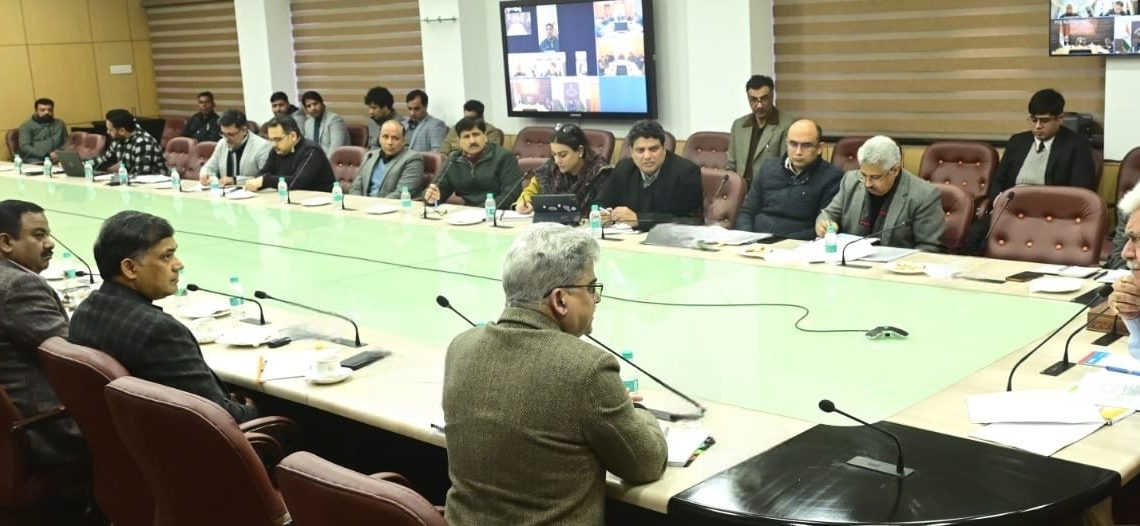 لیفٹیننٹ گورنر نے کھیلو انڈیا سرمائی کھیل 2024 کی تیاریوں کا جائزہ لیا۔