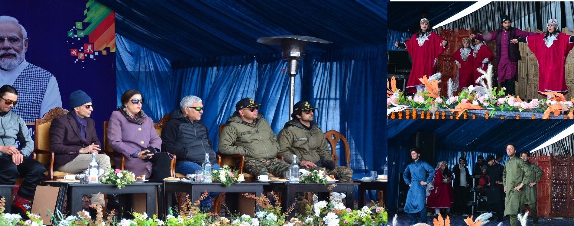 ورلڈ یوتھ فیسٹول میں جموں و کشمیر کی نمائندگی کرنے والے نوجوانوں اور پدم شری ڈاکٹر کے این پنڈتا نے لیفٹیننٹ گورنر سے ملاقات کی