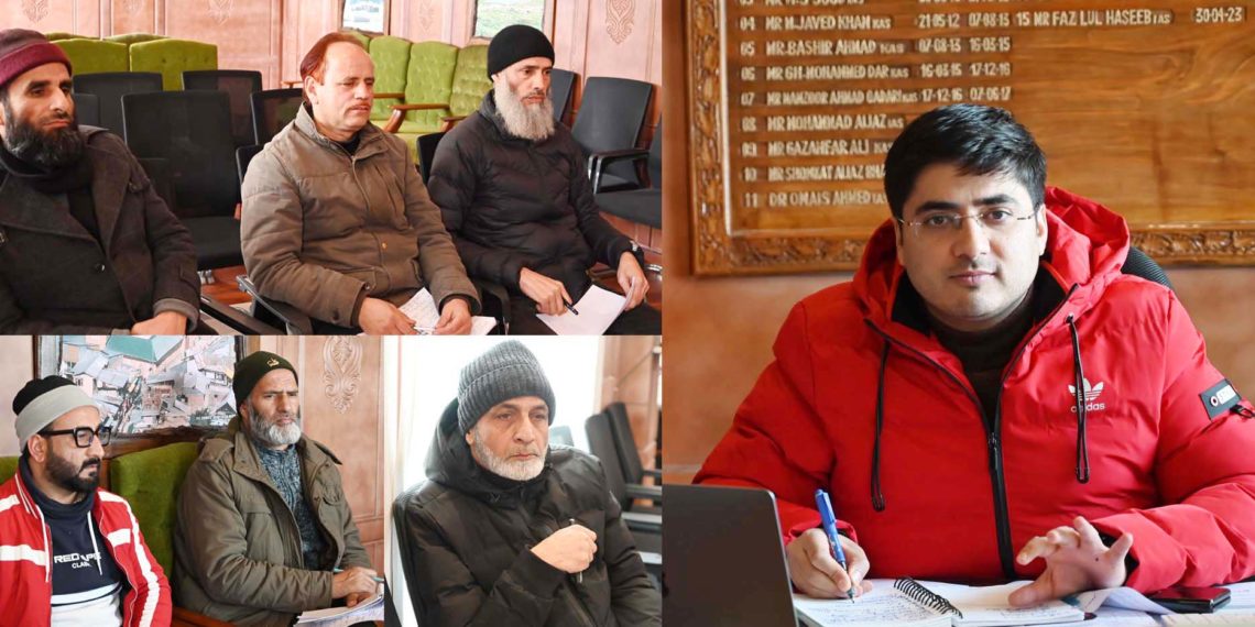 ضلع ترقیاتی کمشنر شوپیاں نے زراعت اور متعلقہ محکموں کے کام کاج کا جائزہ لیا