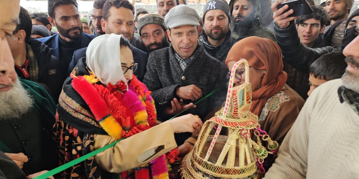 Dr  Andrabi inaugurated newly constructed Deodi & Utility Complex at Chrar-e-Sharief today