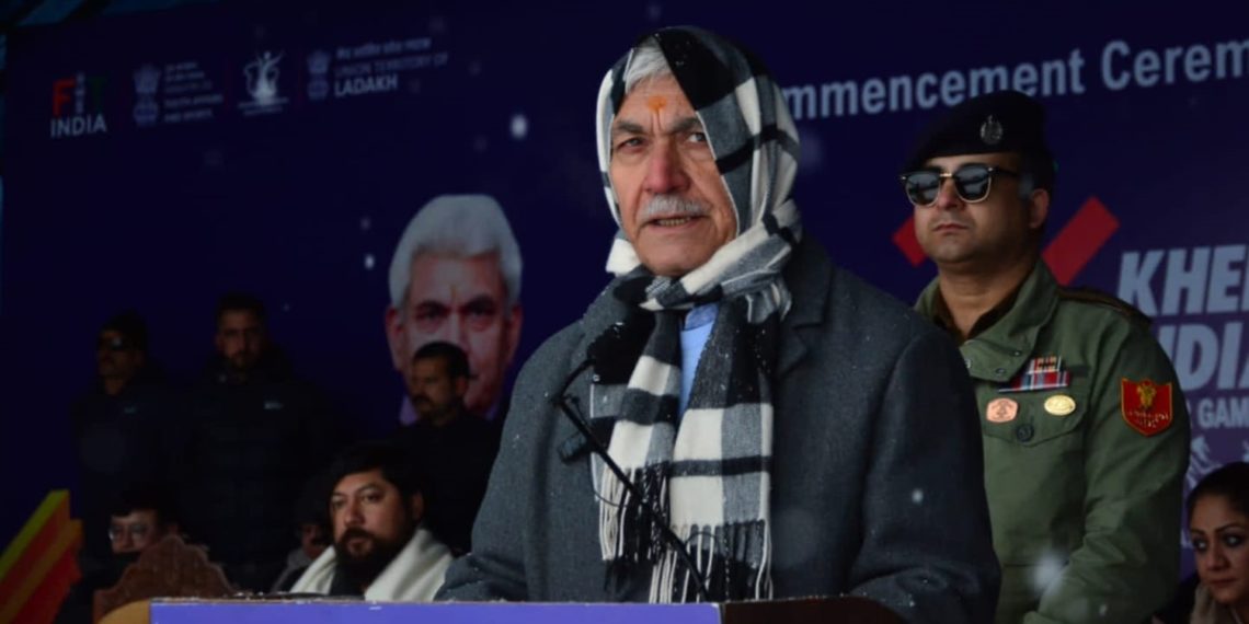 لیفٹیننٹ گورنر نے گلمرگ میں چوتھے کھیلو اِنڈیا گیمز کے سنو سپورٹس ایونٹ کا اِفتتاح کیا