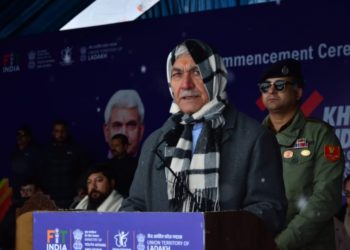 لیفٹیننٹ گورنر نے گلمرگ میں چوتھے کھیلو اِنڈیا گیمز کے سنو سپورٹس ایونٹ کا اِفتتاح کیا