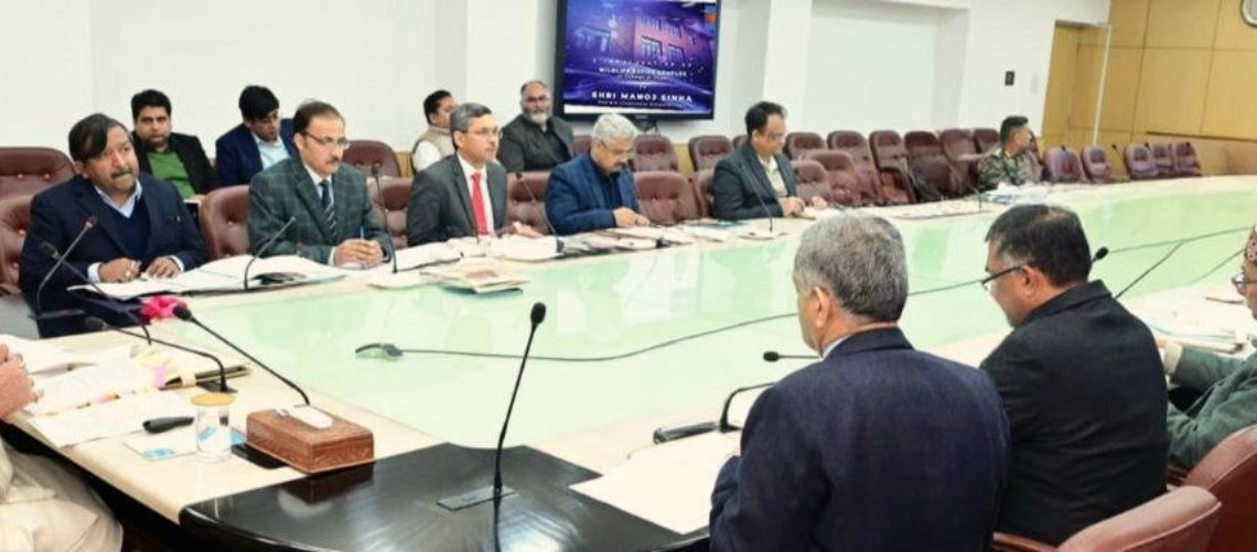 لفٹینٹ گورنر نے جے اینڈ کے یو ٹی وائلڈ لائف بورڈ کی 5 ویں میٹنگ کی صدارت کی