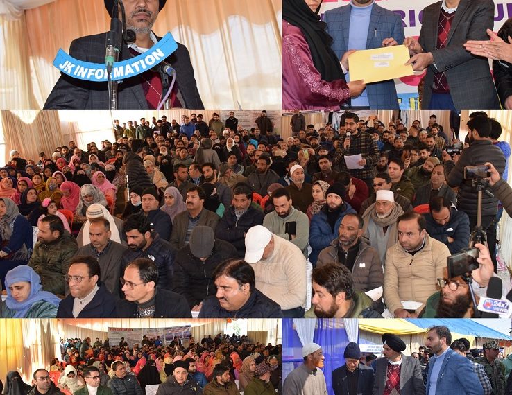 وکرم جیت سنگھ نے پلوامہ میں عوامی دربار کی صدارت کی